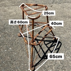 アンティーク踏み台の画像