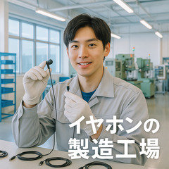 イヤホン製造スタッフ🔊✨🎧＼“音”のある毎日を、つくるしごと／