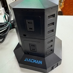 ☆ジモティー割引有☆ JIACHAN/ﾀﾜｰ式電源ﾀｯﾌﾟ