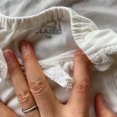 サイズ100tシャツ白の画像