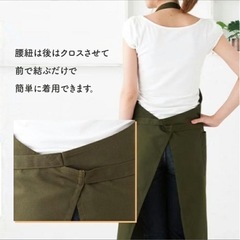 エプロン、三角巾2枚セットの画像
