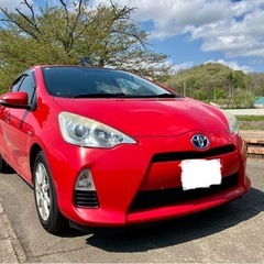 通勤便利!!  車検あり!!  2013年式トヨタアクアS  令...