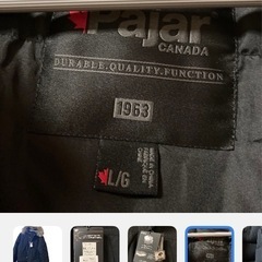 【新品タグ付】Pajarcanada メンズ ファーダウンジャケット 日本サイズLL の画像
