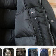 【新品タグ付】Pajarcanada メンズ ファーダウンジャケット 日本サイズLL の画像