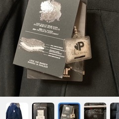 【新品タグ付】Pajarcanada メンズ ファーダウンジャケット 日本サイズLL の画像