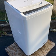 8.0kg ビートウォッシュ HITACHI 洗濯機 BW-V80B 2018年の画像