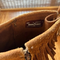 ミネトンカ MINNETONKA フリンジ ブーツ の画像