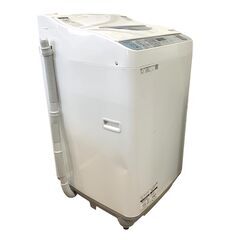 25C225_ジC SHARP シャープ 5.5kg全自動洗濯機 ES-TX5E-S 2021年製 生活家電 現状品 中古の画像