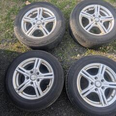 札幌★195/65/R15 アルミホイール、夏タイヤセット　ダン...