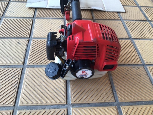 丸山エンジン草刈り機　26CC  Rスタート　エコエンジン　替え刃　肩ベルト付き