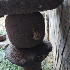 古い石灯籠　高さ約92cm　小ぶり　信州新町からの画像