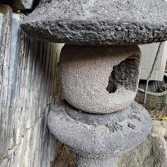 古い石灯籠　高さ約92cm　小ぶり　信州新町からの画像