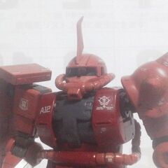 BANDAI 1/144 HG origin シャア専用ザク 完成品