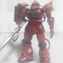 BANDAI 1/144 HG origin シャア専用ザク 完成品の画像