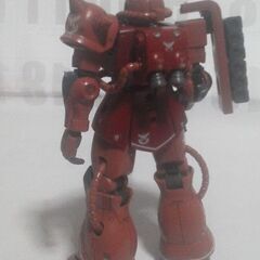 BANDAI 1/144 HG origin シャア専用ザク 完成品の画像