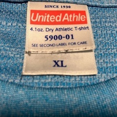 ユナイテッドアスレ Tシャツ XLサイズ ブルーの画像