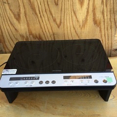 アイリスオーヤマ　2口IHコンロ　IHK-W12SP-B 100...