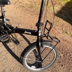 【36%値下げしました】Jeep 折り畳み自転車　マットブラックの画像