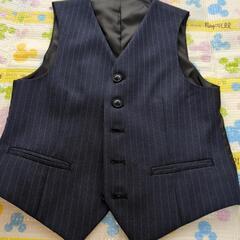 キッズ！ ストライプ フォーマルスーツ【2組 size120】の画像