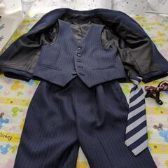 キッズ！ ストライプ フォーマルスーツ【2組 size120】の画像
