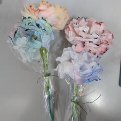 薔薇 造花 手作りの画像