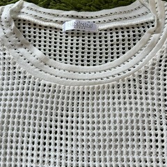 【定価約2000円程】ミニミニストア　メッシュサマーニット レディース半袖夏服の画像