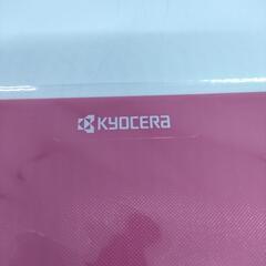  KYOCERA ◆京セラ◆耐熱100℃軽い・薄い・両面使用可 まな板 ピンク】の画像