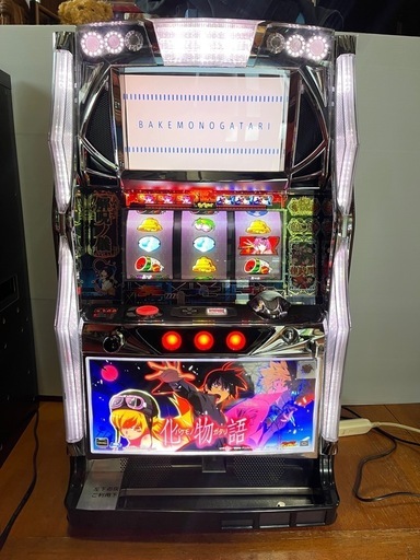 パチスロ実機 化物語 始マリノ刻 レアパネル動作良好 (tk) 蔵本