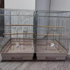 鳥かご【HOEI 35手乗り 2台　専用おやすみカバー付き】