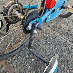 リサイクルショップどりーむ天保山店　No244　自転車　子供用　練習用にオススメ♪　補助輪付き　※スタンドは付属してません　エコチャリNo21468Uの画像
