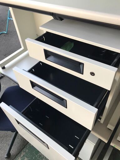 デスク　キャビネットセット　事務用品　ジャングルジャングル貝塚店　貝塚市　二色浜　リサイクルショップ