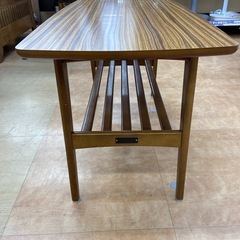 カリモク60 リビングテーブル　ブラウン　16,500💴の画像