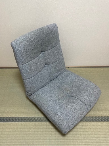 背もたれ調整可能な座椅子