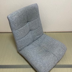 背もたれ調整可能な座椅子
