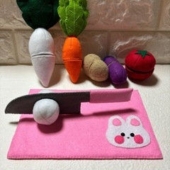 フェルトままごとお野菜切りー新品ーハンドメイド