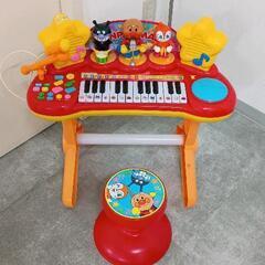0513-323 アンパンマン  キーボード　椅子付き