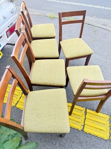 3組　居酒屋 和風　ダイニングテーブル椅子セット