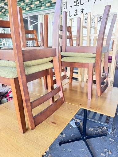 3組　居酒屋 和風　ダイニングテーブル椅子セット