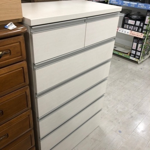 ニトリ　ホワイト 6段チェスト ニトリ ホワイト チェスト6段 日本製 多サイズチェスト 幅80cm(6