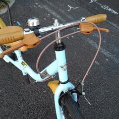 中古子供自転車３５４３　ピープル　ケッターサイクル　１８インチ　ギヤなし　 身長９０㎝ 前後　*ペダルユニットの取り付けは１６５０円です最初ははペダルなし自転車として使用し。あとからペダルを取り付ける自転車です。の画像