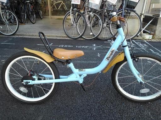 中古子供自転車3543ピープルケッターサイクル18インチギヤ