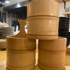 清酒クーラー　 竹14×H13.5/23cm
の画像