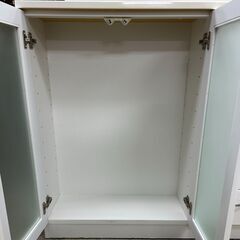 ニトリ 家具 収納 キッチン 食器棚 ホワイト カウンター下 リサイクルショップ札幌 買取本舗 平岸店の画像