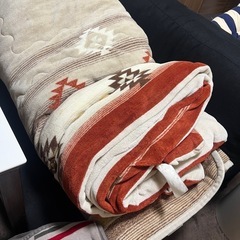 こたつ（一人暮らし用） こたつ布団×2付きの画像