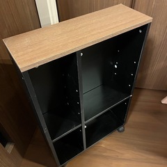 可動収納棚(キャスター付き)