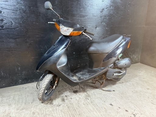 ★支払総額3.0万円★定休日なし！いつでも現車確認可能です！ スズキ レッツ2 黒 CA1PA 人気のレッツ2！ 2ストのためオイル注ぎ足すだけ！ バッテリー新品！