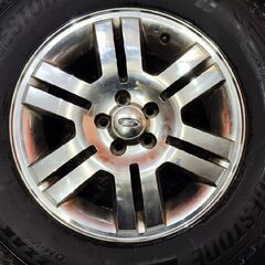 【BS BLIZZAK DM-V3 265/60R18】スタッドレス【Ford エクスプローラー 純正ホイール 18インチ 7.5J5HPCD114.3+44】バリ溝 希少　(KTO364)の画像