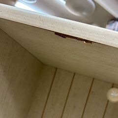 ニトリ 家具 SLM8075S キッチン 食器棚 カウンターワゴン キャスター付き リズバレー ホワイト リサイクルショップ札幌 買取本舗 平岸店の画像