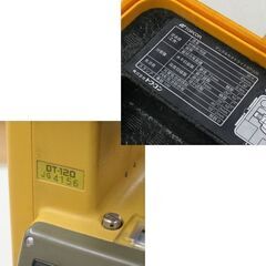 ジャンク扱い TOPCON DT-100シリーズ デジタルセオドライト DT-120 土木 測量 セオドライト・レベル 電池ボックス爪破損 札幌市 清田区 平岡の画像
