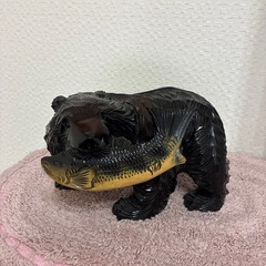 木熊の置物